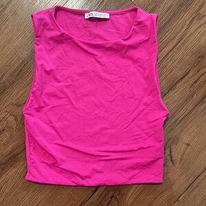 zara crop top